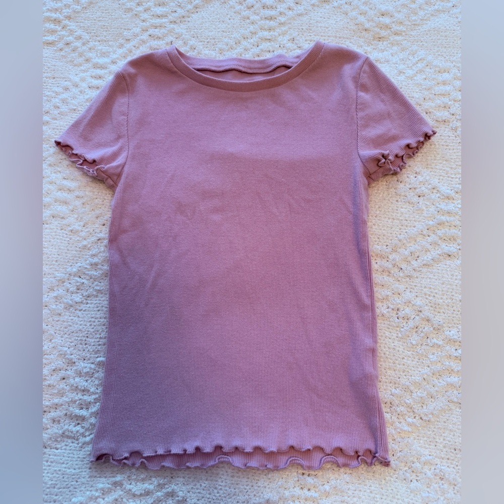 Aeropostale Lavender Shrunken Tee